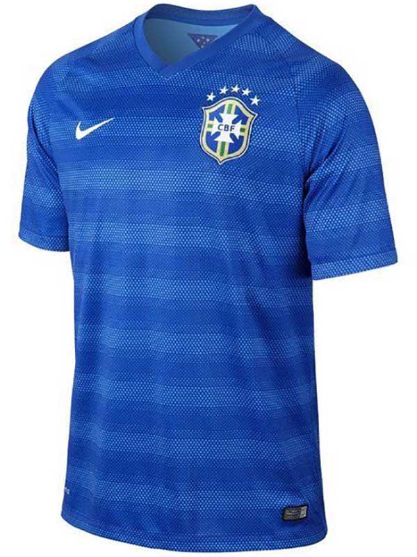 Brazil maillot rétro extérieur vintage deuxième tenue de football pour homme haut 2014